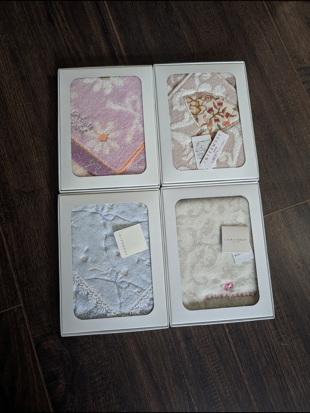4x Set Takashimaya Japan Patterned Hand Towels - Laura Ashley, Intermode & More